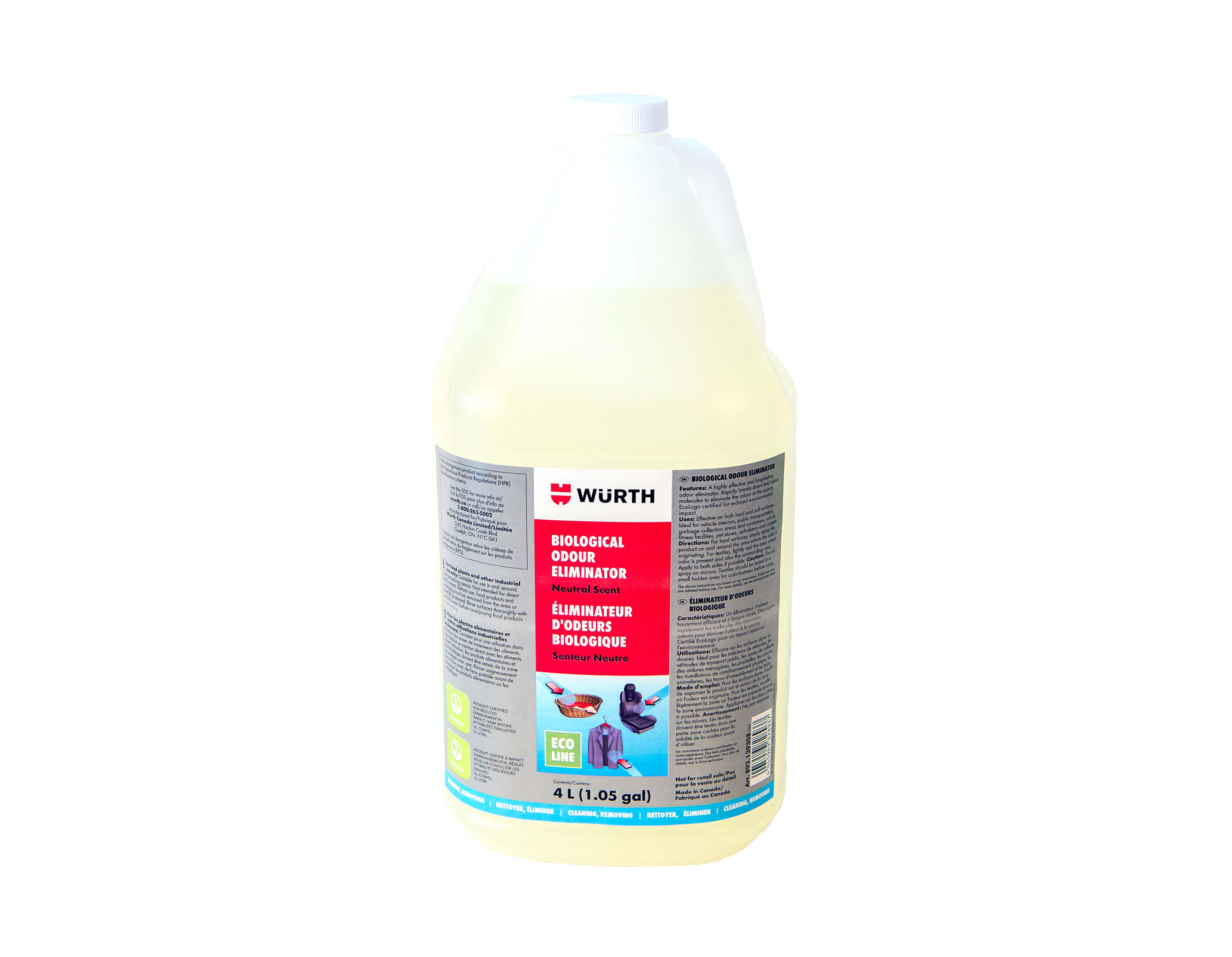 BIOLOGICAL ODOUR ELIMINATOR NEUTRAL SCENT 4 L